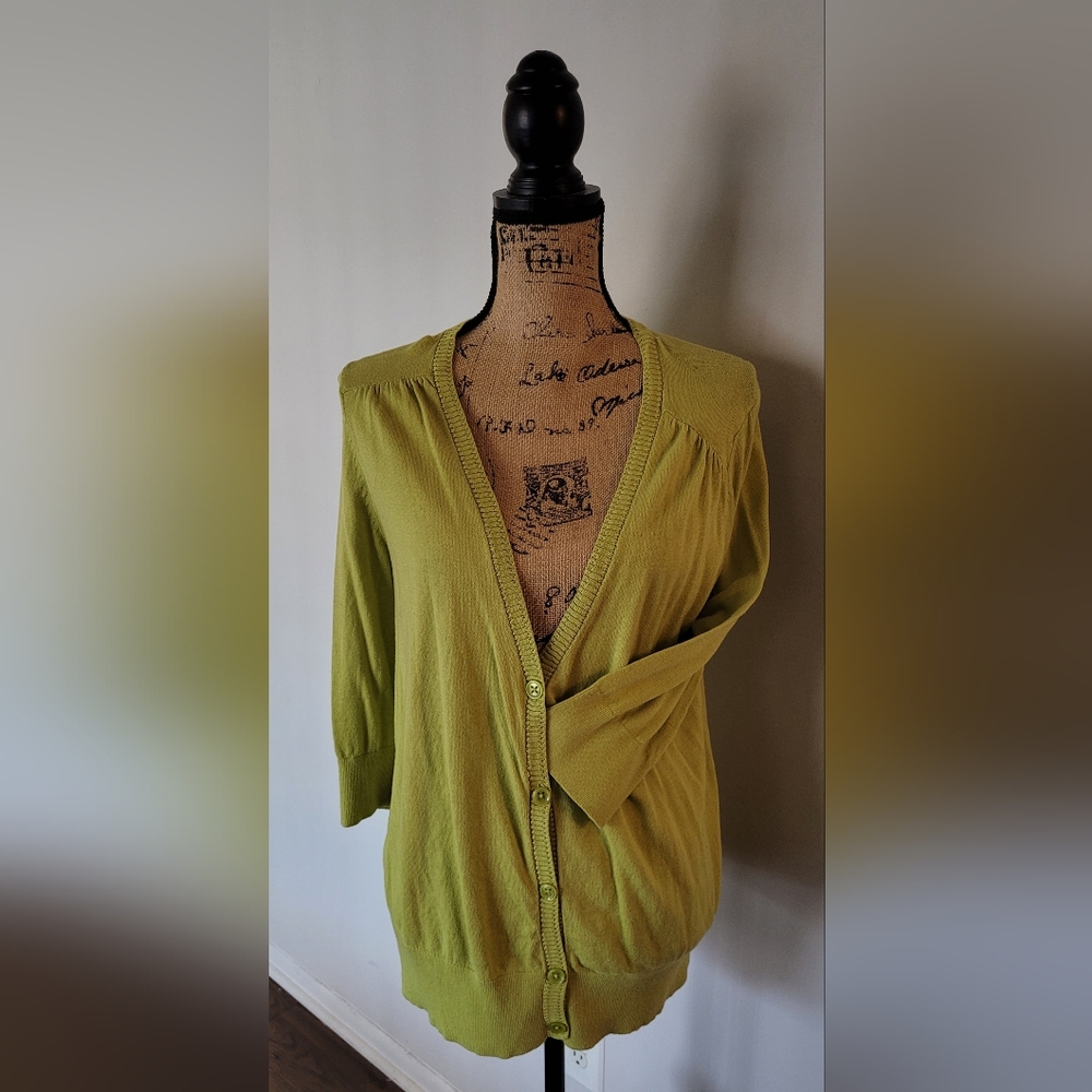 Lime Green Cardigan